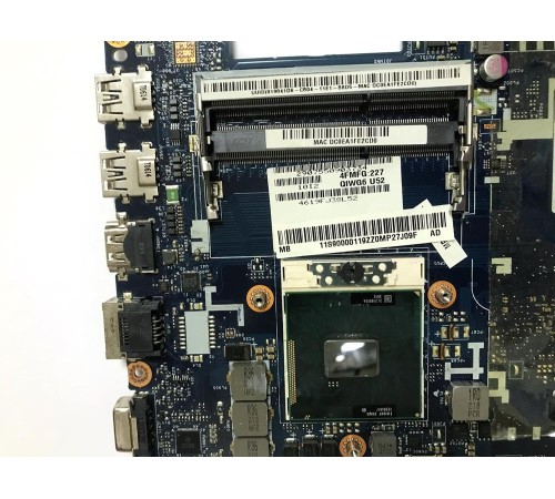 Материнская плата для ноутбука Lenovo IdeaPad G580 (LA-7982P Rev:1.0), с разбора, неисправная