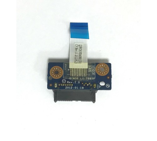 Плата SATA для привода DVD, для ноутбука Lenovo IdeaPad G580 (QIWG6 LS-7985), с разбора