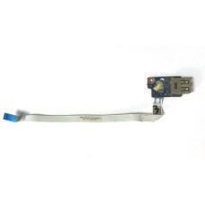 *Б/У* Разъём USB 2.0 с кабелем для ноутбука Lenovo IdeaPad G580, G585 (LS-7982P) [BUR0154-20], с разбора