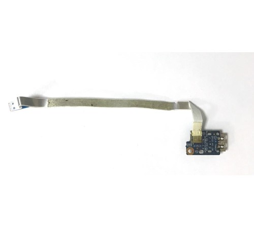 Разъём USB 2.0 с кабелем для ноутбука Lenovo IdeaPad G580, G585 (LS-7982P), с разбора