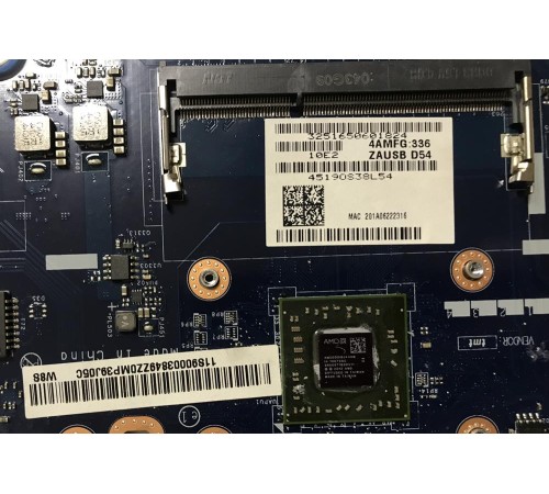 Материнская плата для ноутбука Lenovo IdeaPad S415 (11S900038490), с разбора, неисправная