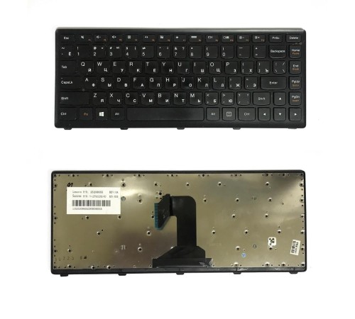 Клавиатура для ноутбука Lenovo S400, S415 (RU) черная (25208665), с разбора