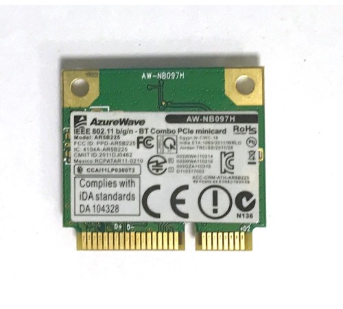 WiFi + BT модуль для ноутбука Asus X550, X550VC (AW-NB097H), с разбора