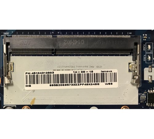 Материнская плата для ноутбука Lenovo G40-30, G50-30, G50-45 (ACLU9/ACLU0 NM-A311 rev. 1.0), с разбора, исправная