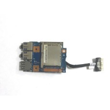 *Б/У* Плата с разъемами USB, Audio, SDCARD для ноутбука Lenovo V570, V570C (48.4PA04.01M) (BUR0169-16), с разбора