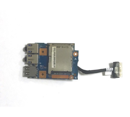 Плата с разъемами USB, Audio, SDCARD для ноутбука Lenovo V570, V570C (48.4PA04.01M), с разбора
