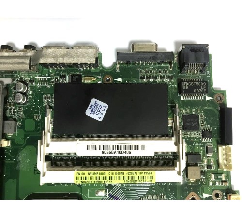Материнская плата для ноутбука Asus K40AB (60-NVUMB1000-C16), с разбора, неисправная