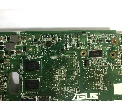 Материнская плата для ноутбука Asus K40AB (60-NVUMB1000-C16), с разбора, неисправная