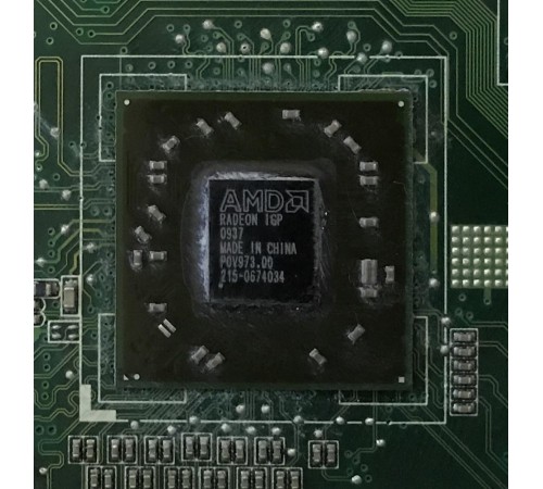 Материнская плата для ноутбука Asus K70A (60-NYJMB1000-B02), с разбора, неисправная