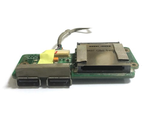 Плата 2*USB + Cardreader для ноутбука Asus K70, K70AB (1414-01BK0AS), с разбора
