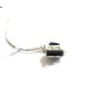 Разъём USB 2.0 с кабелем для ноутбука Lenovo IdeaPad G560 G565 G570 G575 (DC301009H00), с разбора