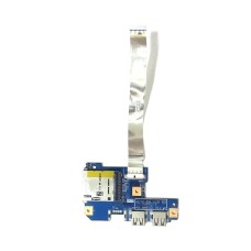 *Б/У* USB плата расширения с картридером для ноутбука Acer Aspire 7741, 7551G (48.4HP02.011) [BUR0182-19], с разбора