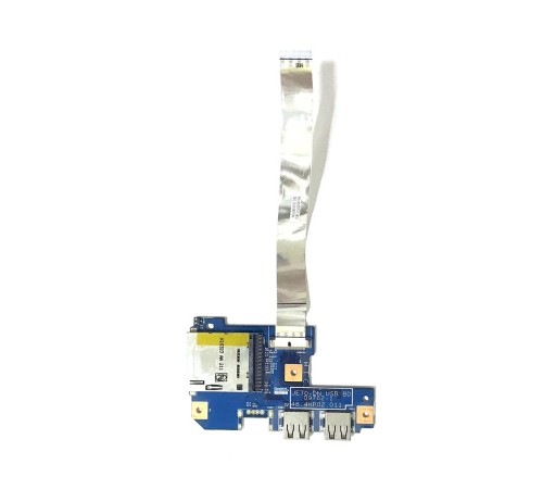 USB плата расширения с картридером для ноутбука Acer Aspire 7741, 7551G (48.4HP02.011), с разбора