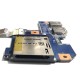 USB плата расширения с картридером для ноутбука Acer Aspire 7741, 7551G (48.4HP02.011), с разбора
