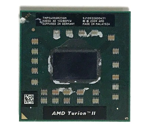 Процессор для ноутбука AMD Turion II P540 Dual Core Mobile TMP540SGR23GM Socket S1 2.4 GHz, с разбора