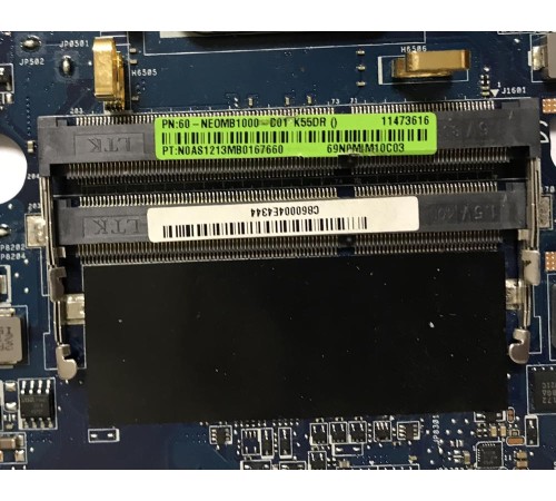 Материнская плата для ноутбука Asus K55D (60-NEOMB1000-B01), с разбора, исправная
