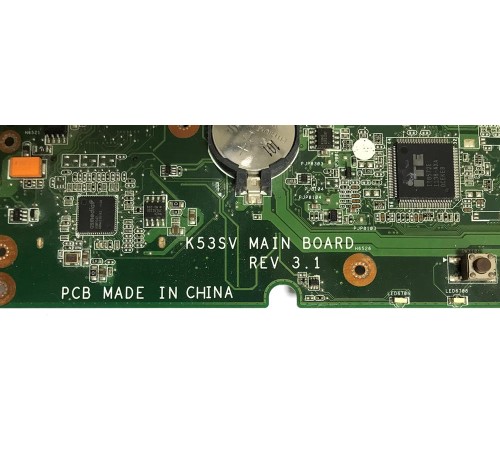 Материнская плата для ноутбука Asus X53S (PBL60 LA-7322P), с разбора, исправная