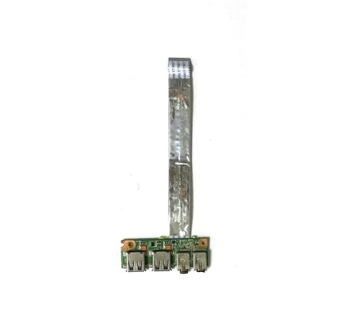 Плата расширения 2x Audio + USB для разъемы ноутбука Asus X53S (69N0KDB10H01-01), с разбора