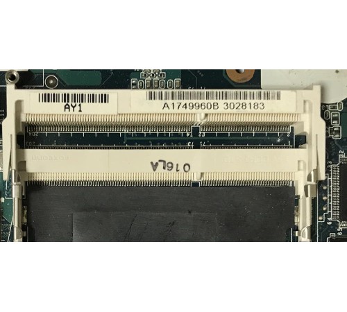 Материнская плата для ноутбука Sony PCG-61111V (A1749960B), с разбора, неисправная