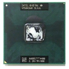 Процессор для ноутбука Intel Pentium Dual-Core Mobile T4400 SLGJL Socket P (2.20 GHz), с разбора