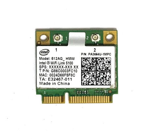 WiFi модуль для ноутбука Sony PCG-61111V (512AG_HMW), с разбора