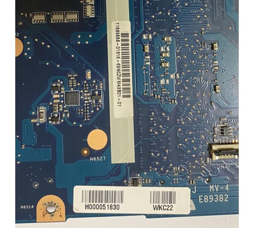 Материнская плата для ноутбука Toshiba Satellite C850D, C855D (H000051830), с разбора, неисправная