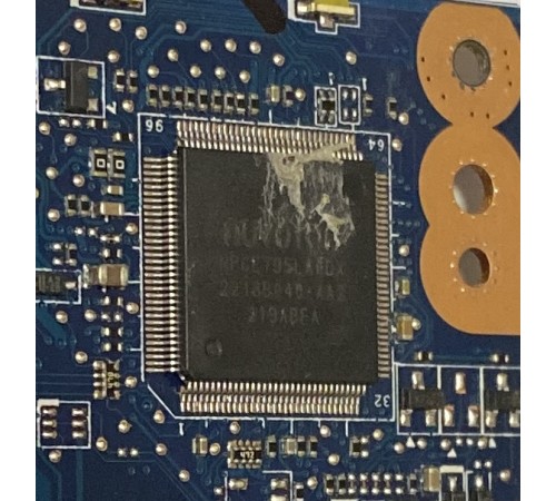 Материнская плата для ноутбука Toshiba Satellite C850D, C855D (H000051830), с разбора, неисправная