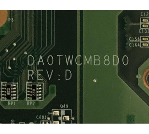 Материнская плата для ноутбука DNS 0165295, TWC-N13M-GE2, TWH-N12E-GE (DA0TWCMB8D0 Rev:D), с разбора, исправна