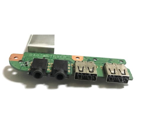 Плата расширения 2*USB + 2*Audio для ноутбука DNS 0165295, TWC-N13M-GE2, TWH-N12E-GE (DA0TWCTB8C0), с разбора