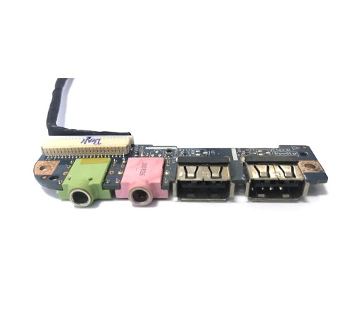 Плата 2x USB + 2x Audio для ноутбука DNS 123956 (NCL50 LS-6122P Rev:1.0), с разбора