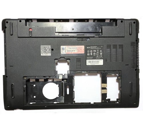 Поддон (нижняя часть корпуса, D cover) для ноутбука Acer Aspire 7551, 7551G (DAZ604HN0500), с разбора