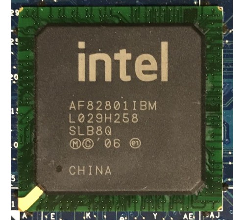 Материнская плата для ноутбука Lenovo IdeaPad G550 (KIWA7 LA-5082P rev.2.0), с разбора, исправная