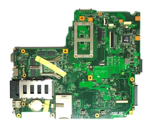 Материнская плата для ноутбука Asus N61V (60-NWFMB1100-B13), с разбора, исправная