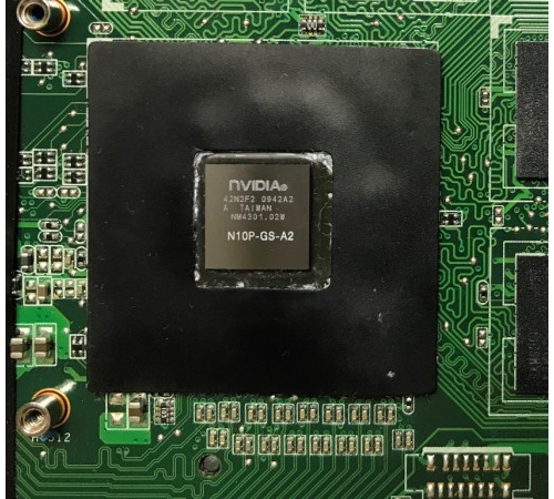 Материнская плата для ноутбука Asus N61V (60-NWFMB1100-B13), с разбора, исправная