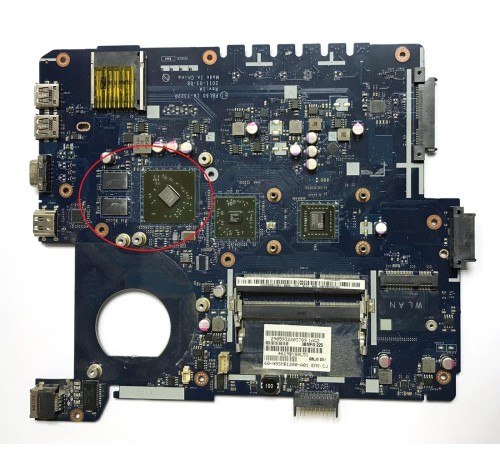 Материнская плата для ноутбука Asus X53B (PBL60 LA-7322P rev: 1A), с разбора, исправная