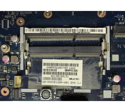 Материнская плата для ноутбука Asus X53B (PBL60 LA-7322P rev: 1A), с разбора, исправная