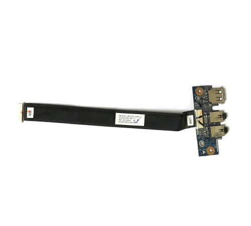 Плата расширения 2x Audio + USB для разъемы ноутбука Asus X53B (DC02001AP00), с разбора