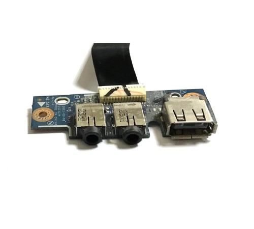 Плата расширения 2x Audio + USB для разъемы ноутбука Asus X53B (DC02001AP00), с разбора