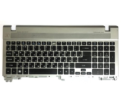 Топкейс (Top case, C cover) + клавиатура для ноутбука Acer Aspire V3-551 (AP0N70001002), с разбора