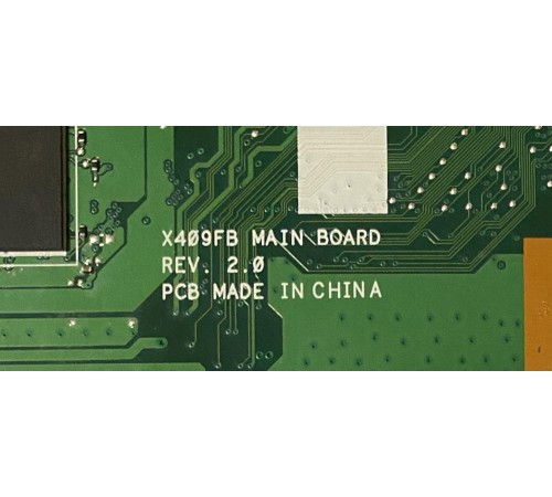 Материнская плата для ноутбука Asus X509, R521, R521F, R521FL (X409FB REV 2.0), с разбора, неисправная