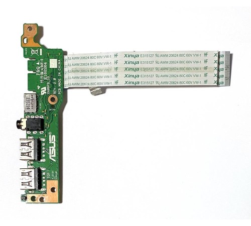 Плата расширения USB + Audio для ноутбука Asus X509, R521F, R521FL (X409FB_I0 REV 2.0), с разбора