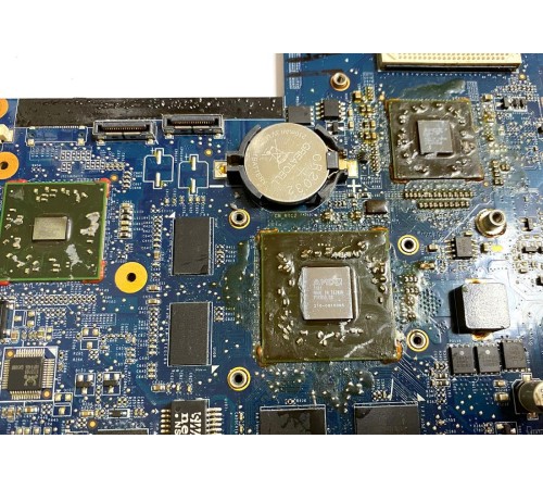 Материнская плата для ноутбука HP Pavilion DV6-6000, DV6-6002er (HPMH-41-AB6300-D00G1), с разбора, неисправная