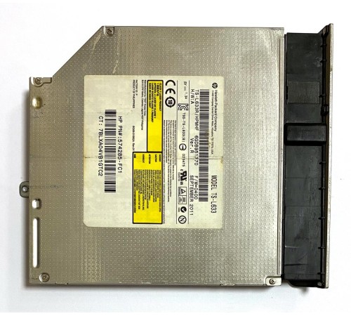 Привод DVD/RW + крышка привода для ноутбука HP Pavilion DV6-6000, DV6-6002er (TS-L633), с разбора