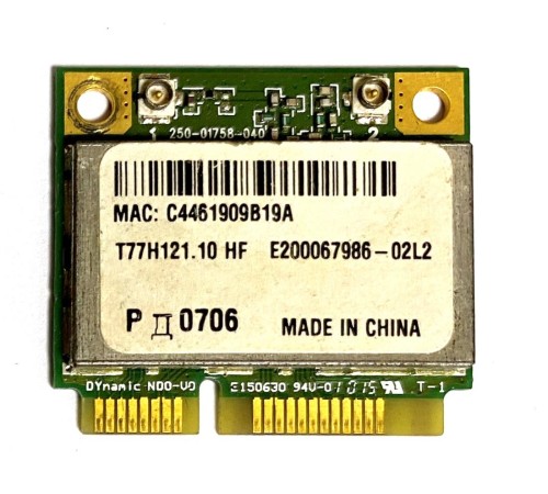 WiFi модуль для ноутбука HP Pavilion DV6-6000, DV6-6002er (T77H121.10 HF), с разбора