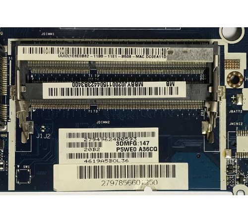 Материнская плата для ноутбука Acer Aspire 5750, 5750G (P5WE0 LA-6901P rev: 2.0), с разбора, исправная