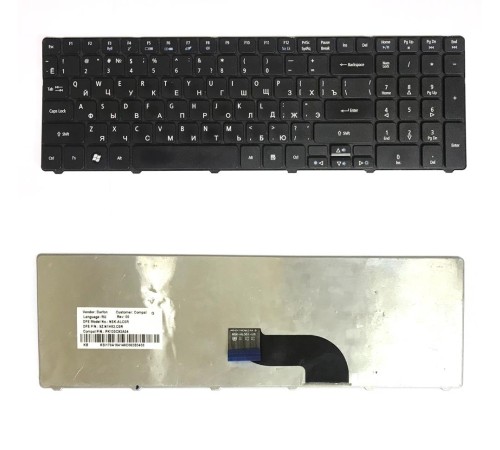 Клавиатура для ноутбука Acer Aspire 5750G (PK130C92A04), с разбора