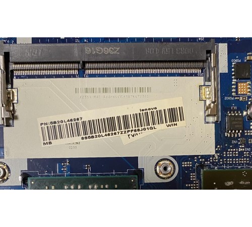 Материнская плата для ноутбука Lenovo IdeaPad 110-15ACL (5B20L46267, CG521 NM-A841 Rev: 1.0), с разбора, неисправная
