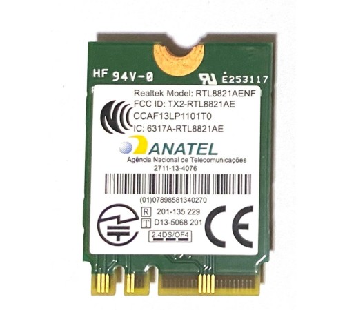 WiFi модуль для ноутбука Lenovo IdeaPad 110-15ACL, 110-15AST, 110-15IBR (RTL8821AENF), с разбора
