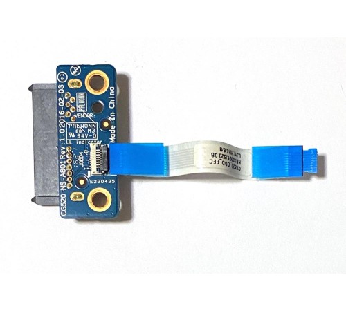 Плата SATA для привода DVD, для ноутбука Lenovo IdeaPad 110-15ACL, 110-15AST, 110-15IBR (CG520 NS-A801 Rev:1.0), с разбора