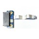 Плата SATA для привода DVD, для ноутбука Lenovo IdeaPad 110-15ACL, 110-15AST, 110-15IBR (CG520 NS-A801 Rev:1.0), с разбора